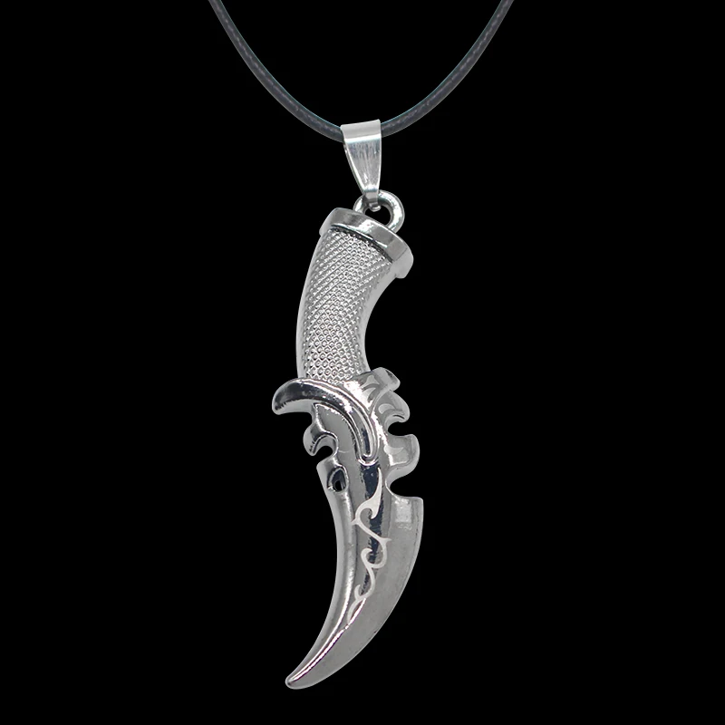 

New Arrival Europe And America Fashion Men Jewelry Dagger Pendant Necklace VintageTitanium Plated Necklace Free Shipping