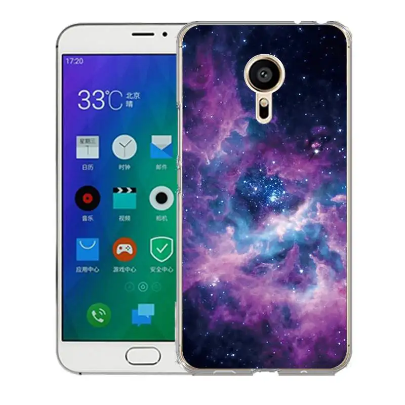 QMSWEI TPU Мягкий чехол для телефона Meilan MX6 pro6 u10 u20 E2 m3 M5 M5s metal note3 Прозрачный Цветастая Звездная Обложка Бесплатная доставка
