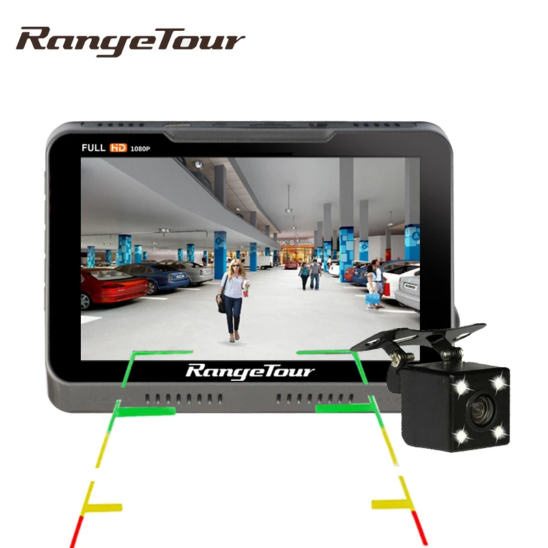 Двойной объектив приборной панели B90s плюс Автомобильная камера DVR Full HD 1080 P 170