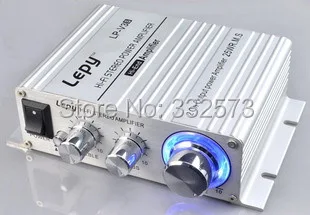 Автомобильный усилитель мощности mini L-epy Hi-Fi digital V3 12 В USB FM 2 канала putpower LP V3S |