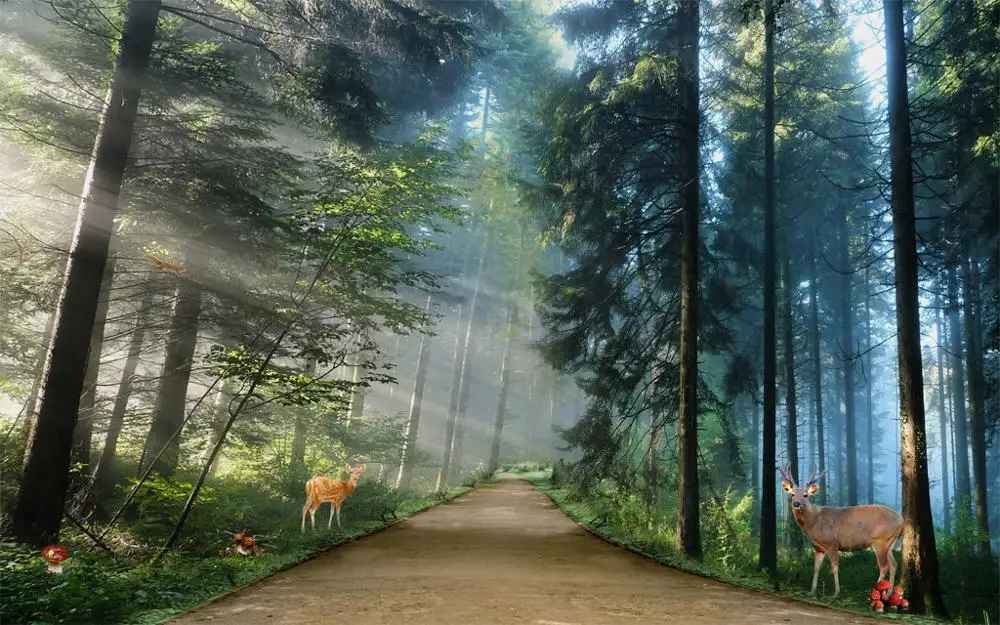 Шторы на окна для девочек шторы гостиной спальни с принтом животных|Занавески| |