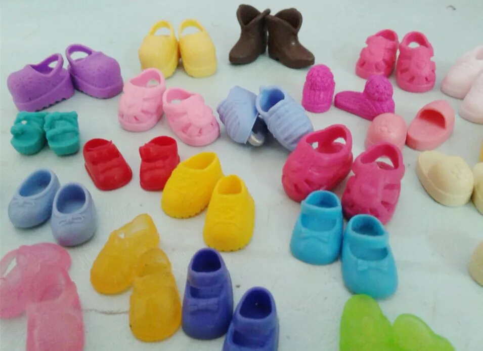 Оптовая продажа 100 парт/лот много стилей милые мини кукольные туфли модная Simba