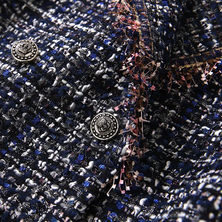 Женская куртка с длинными рукавами модная маленькая бахромой в Корейском стиле