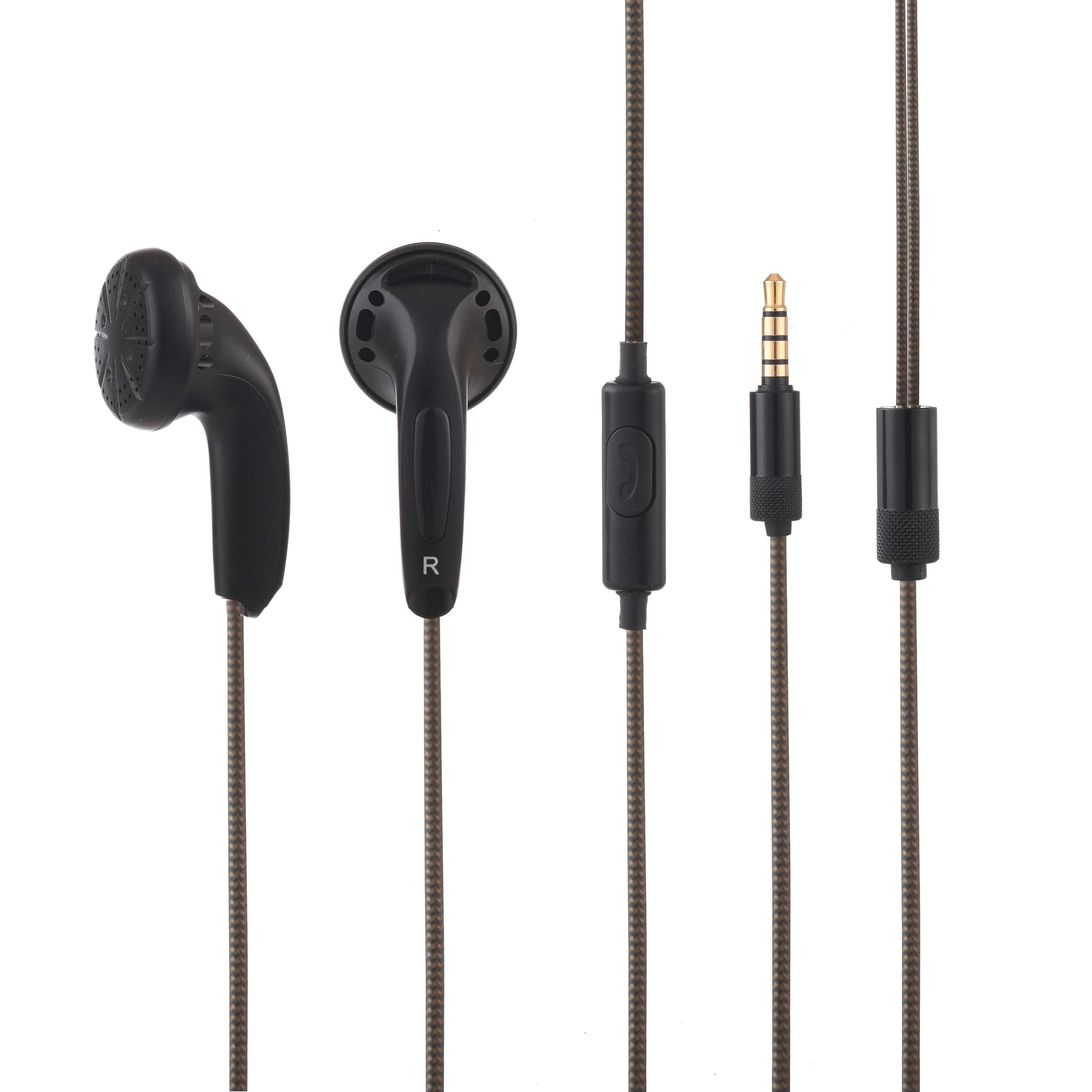FENGRU CMX500 DIY MX500 In-ear с плоской головкой Наушники Hi-Fi наушники регулятор баса DJ