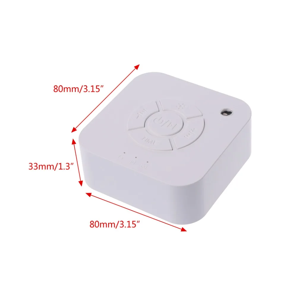 M&aacute;quina de ruido blanco para beb&eacute;s y adultos, dispositivo de sonido para dormir, apagado y relajaci&oacute;n, recargable por USB, para viajes de oficina-3