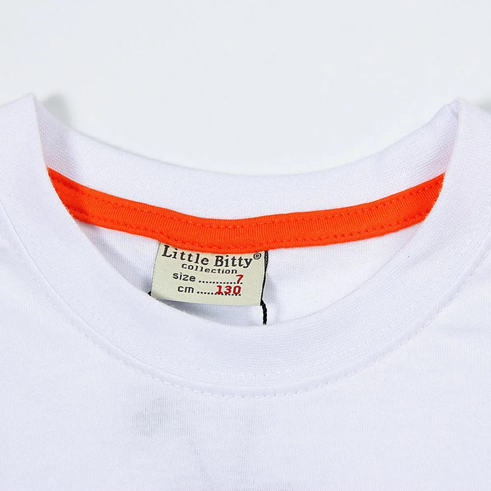 Летние комплекты одежды Little Bitty для маленьких мальчиков комплект с принтом тигра