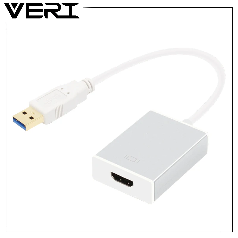USB к HDMI конвертер видео адаптер внешней видеокарты Монитор Проектор для Windows