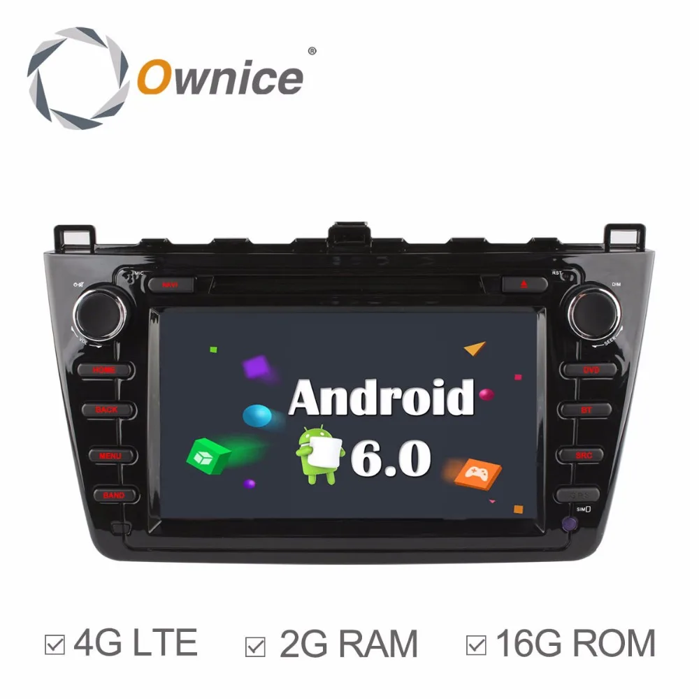 Автомагнитола 1024*600 с Android 6 0 2 Гб ОЗУ DVD GPS радио плеер для Mazda Ruiyi Ultra 2008 2009 2010 2011 2012