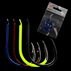 Рыболовные Крючки ISEAMA из высокоуглеродистой стали, 30-50 шт., размер 4 #-13 #, приманка на рыболовные крючки, для морской рыбалки, одиночные японские рыболовные крючки на карпа