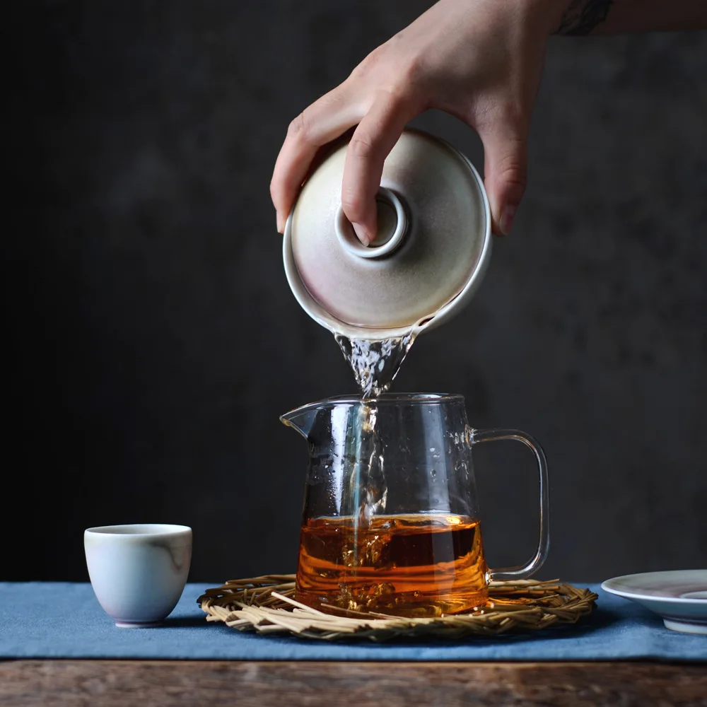 Керамические чаши ручной работы Jingdezhen чайные чашки печи станут простыми