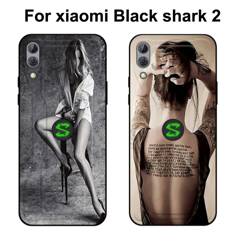 Чехол для телефона s для xiaomi Black Shark 2, прозрачный чехол с рисунком из мультфильма, мягкий силиконовый чехол для BlackShark 2, SKW-A0, чехол