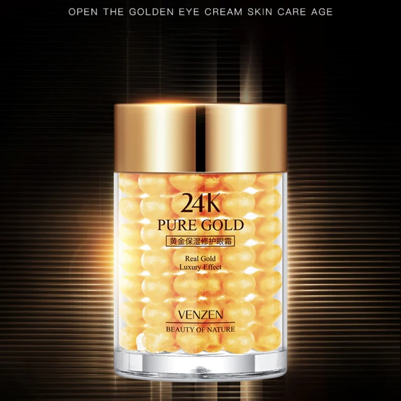 

Effective 24K Golden Eye Cream Nourishing Remove Dark Circle Eye Bag Eye Cream Moisturizing Essence Firming Eyes Skin Care