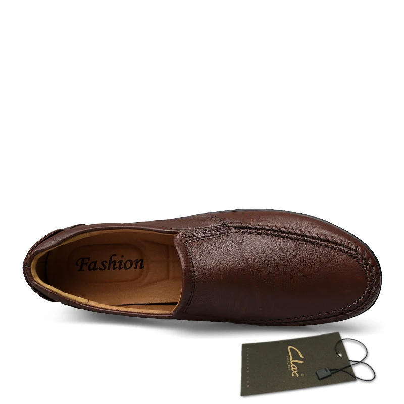 Clax Men Soft Leather Loafers 2018 Spring Summer Male Casual Shoes Genuine Moccasin Flat Driving Shoe Luxury Brand | Обувь
