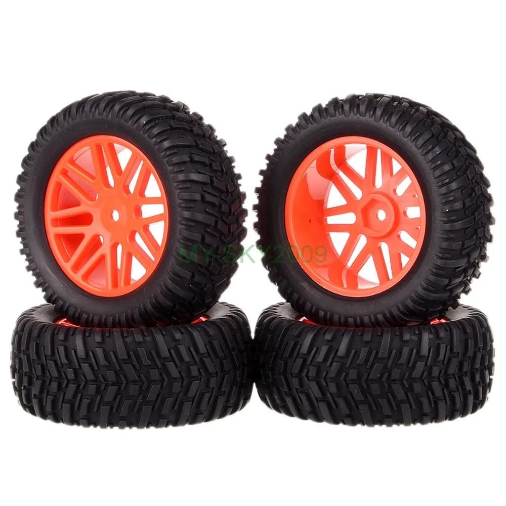 4 шт./компл. 95 мм внедорожный короткий грузовик раллийные шины резиновый обод