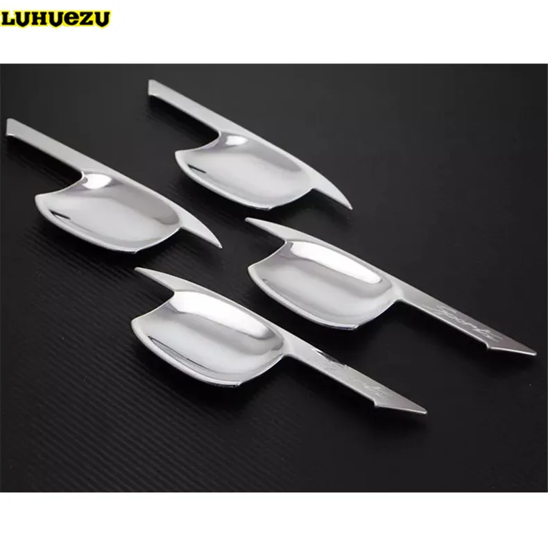 Luhuezu хромированные дверные ручки чаши дверная ручка Крышка для аксессуары Hyundai