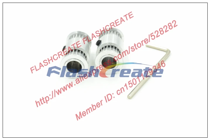 

10pcs/lot new 2GT Timing pulley type double head 20 Teeth Bore 8mm fit 2GT Timing Belt Width 6mm 3D Printer Parts