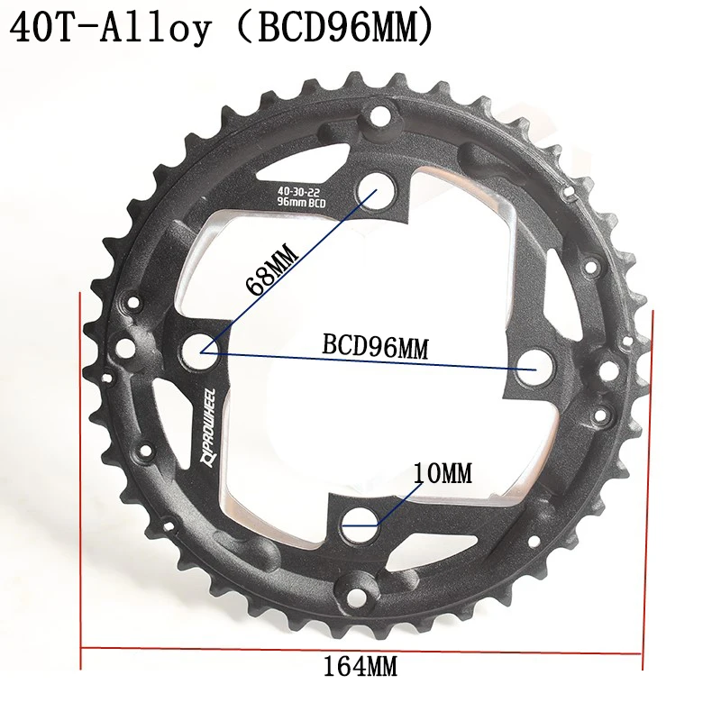 40T30T22 7/8/9 скоростные горные велосипеды MTB шатун для дорожного велосипеда диск цепь