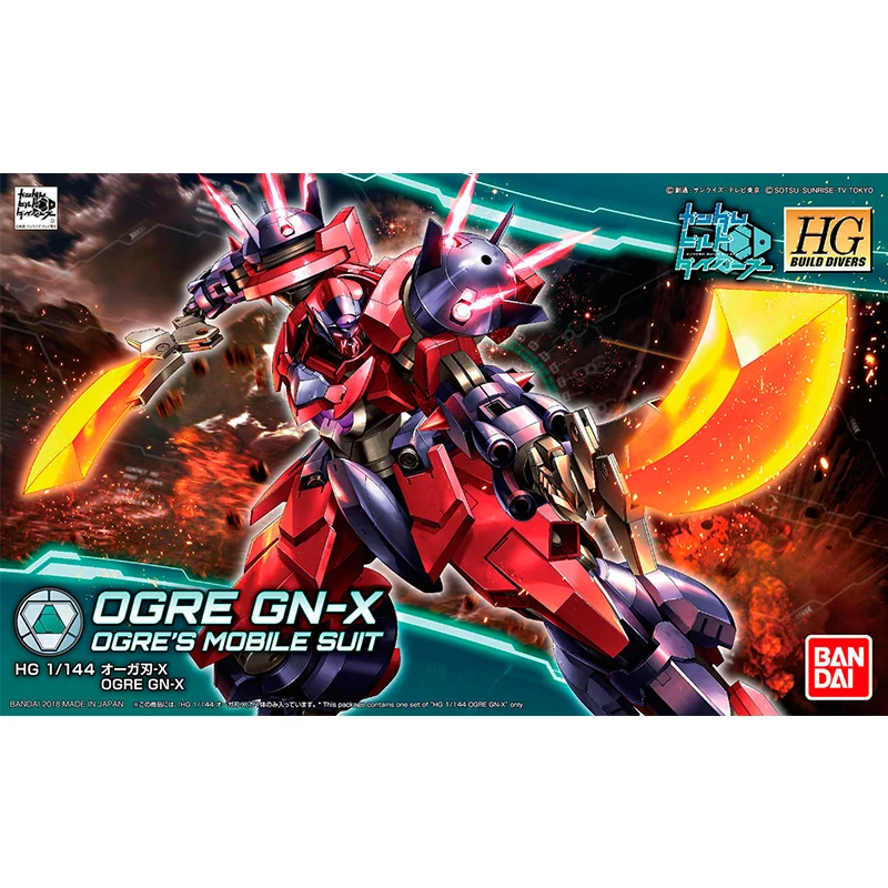 Аниме строить дайверов Bandai хобби HGBD HG 1/144 #05 Ogre GN X Gundam сборные фигурки игрушки Gunpla