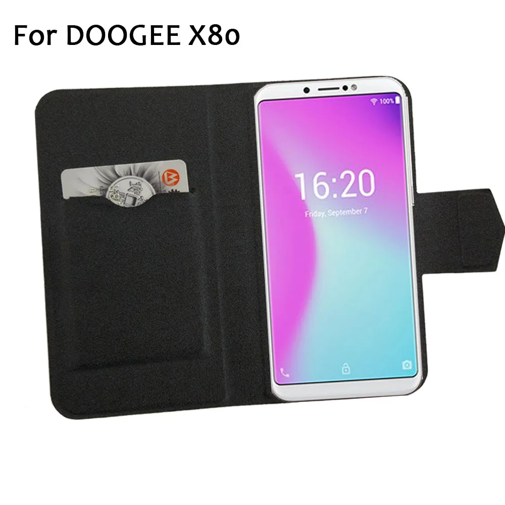 5 цветов лидер продаж! Чехол для телефона DOOGEE X80 фабричная цена защитный кожаный