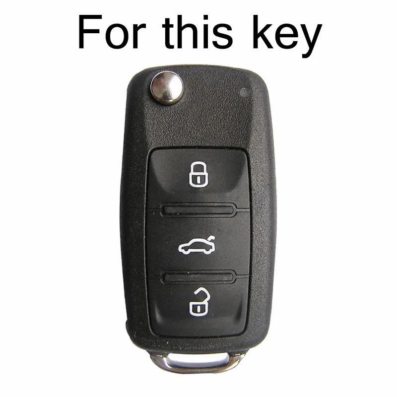 Силиконовый чехол для ключей AX с 3 кнопками SKODA Fabia Octavia Superb Seat Leon Toledo Altea Ibiza