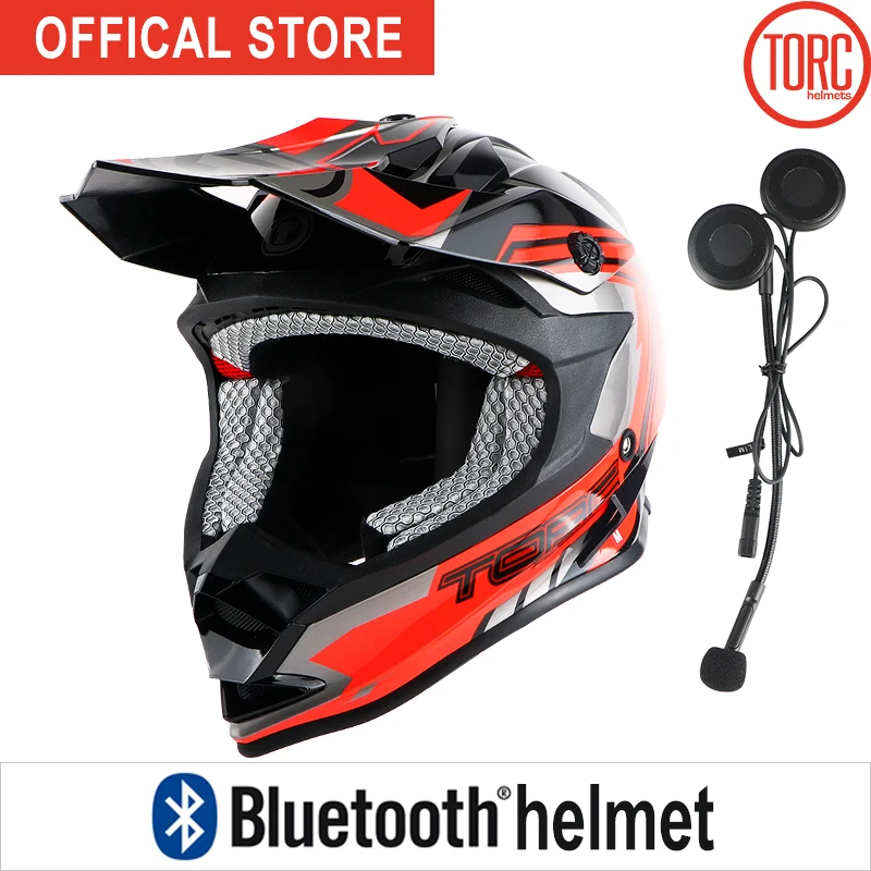 TORC внедорожный брендовый шлем для взрослых Мото шлем Bluetooth шлем грязный велосипед гоночный крест Мото Кросс шлемы moto rcyle T32