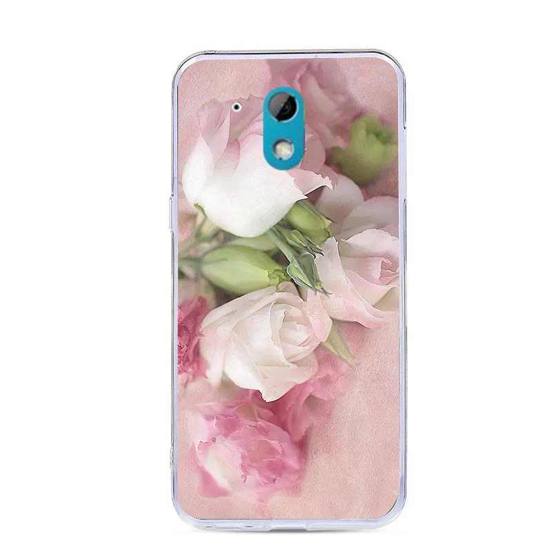 J &amp R чехол для телефона с рисунком HTC Desire 526 526G + 326 326G силиконовый мягкий ТПУ цветы