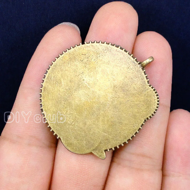 

10pcs-Galaxy Charms, Antique Bronze Large Planet Gears Charms Pendants 40x37mm