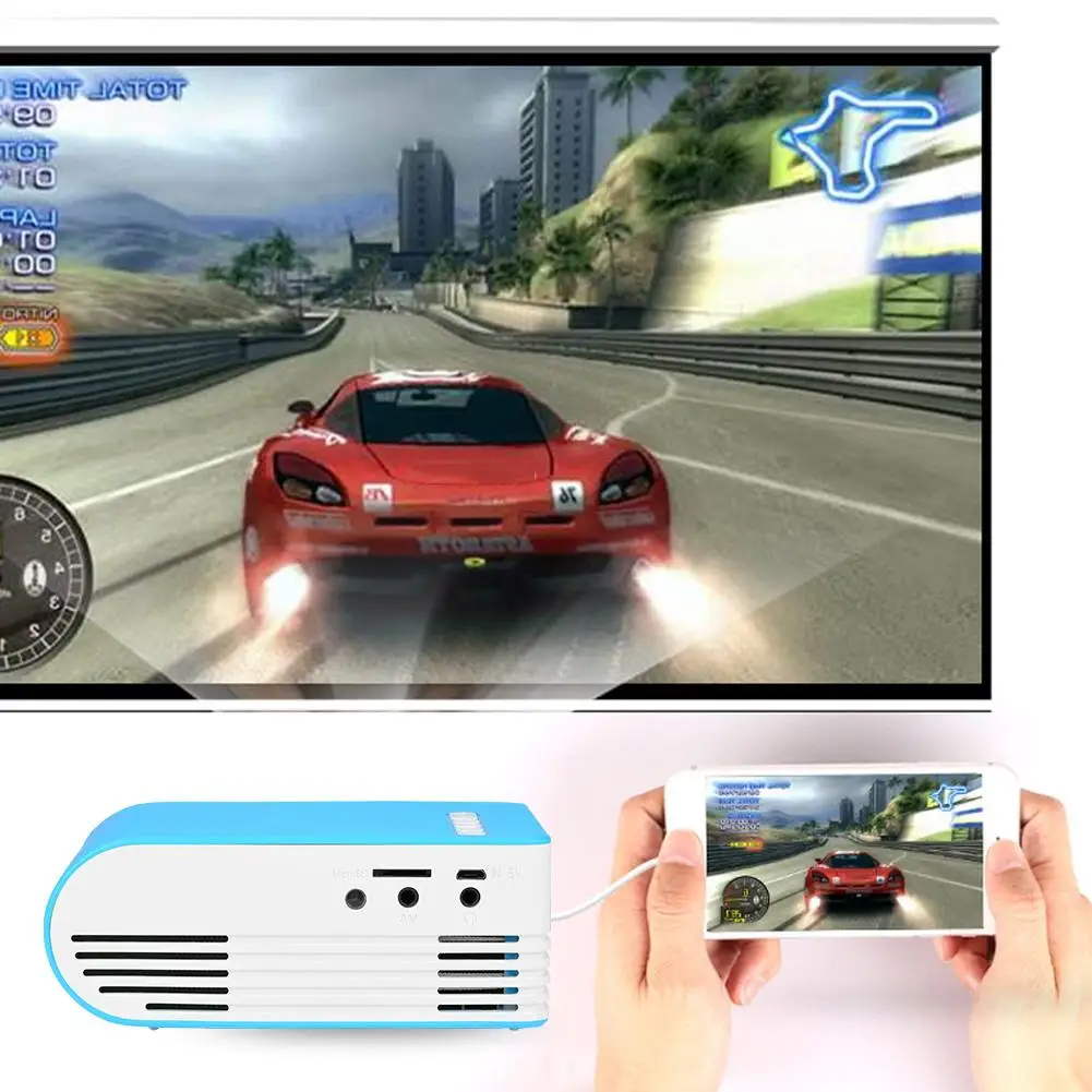 Мини HD 1080P HDMI домашний кинотеатр TFT lcd умный проектор домашний медиаплеер с пультом дистанционного управления EU US UK AU Plug
