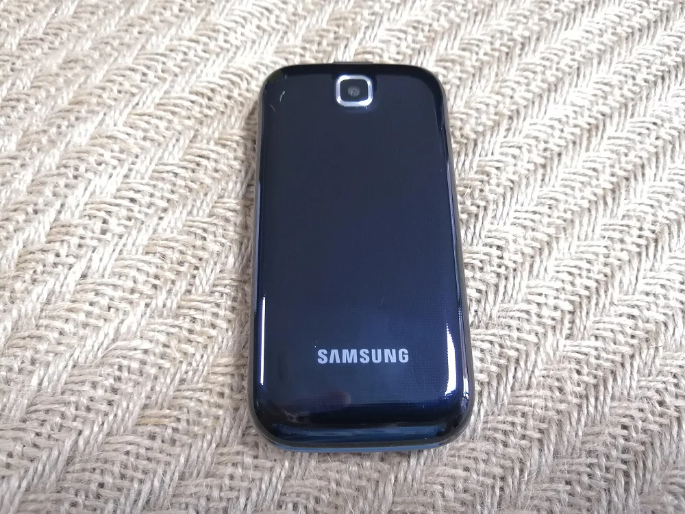 samsung C3595 разблокированный 3g WCDMA черный большие кнопки 2MP камера флип Восстановленный мобильный телефон с русским языком