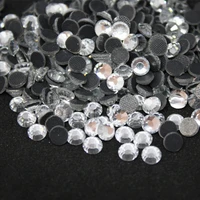 crystal ss12 ss34 machine glass material dmc hotfix rhinestones flatback glass for clothing decoration