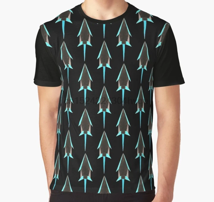 Мужская смешная футболка с объемным принтом абстрактным геометрическим