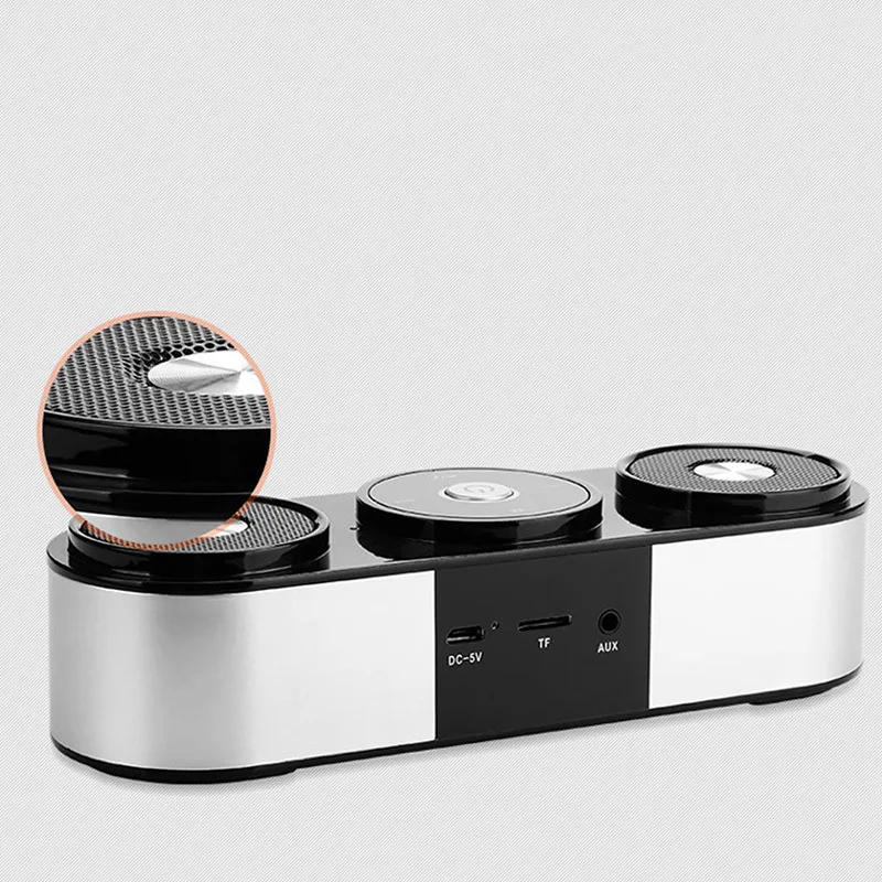 Sago портативный Bluetooth динамик беспроводной HiFi Звук бар двойной 5 Вт сенсорный