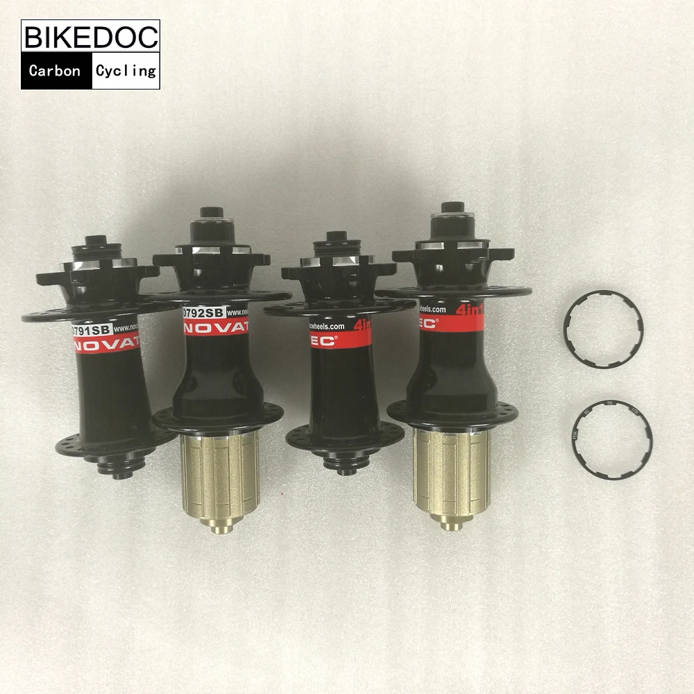 Хаб BIKEDOC Novatec D791 792 хаб Mtb недорогие детали для велосипедов черный и красный
