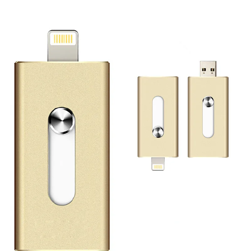 Usb флэш-накопитель 3.0 для iphone 8 7 6 Plus Ipad флешки OTG ГБ 16 32 64 128 ручка привода HD внешний