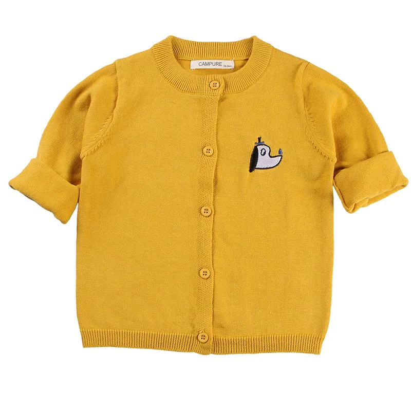 1-6Y Children Sweater Coat Cartoon Dog Kids Knitted Jacket Spring Autumn Boys Girls Cardigan Toddler Clothes BC223 | Детская одежда и