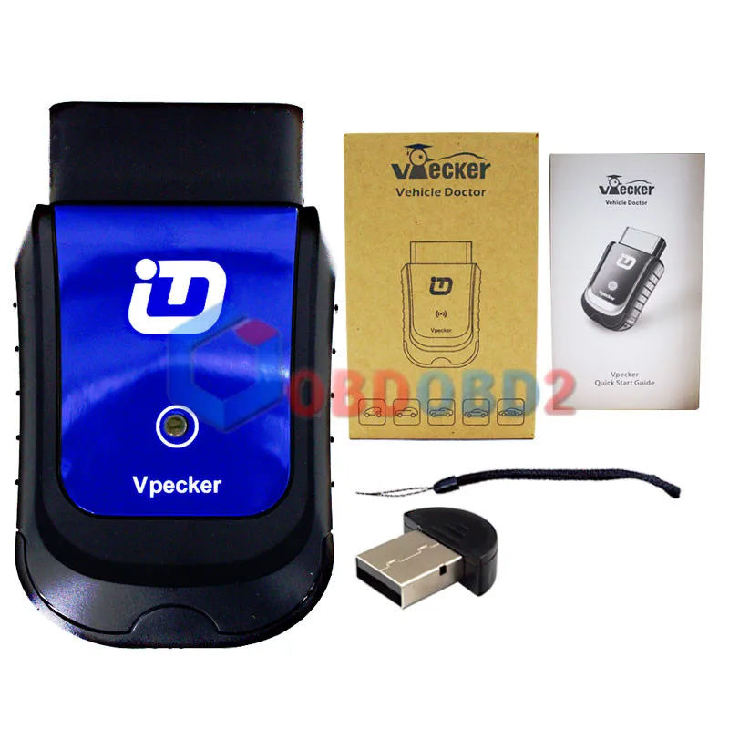 2017 оригинальные vpecker EasyDiag Wi-Fi Bluetooth Беспроводной v9.0 OBDII полные Системы Поддержка