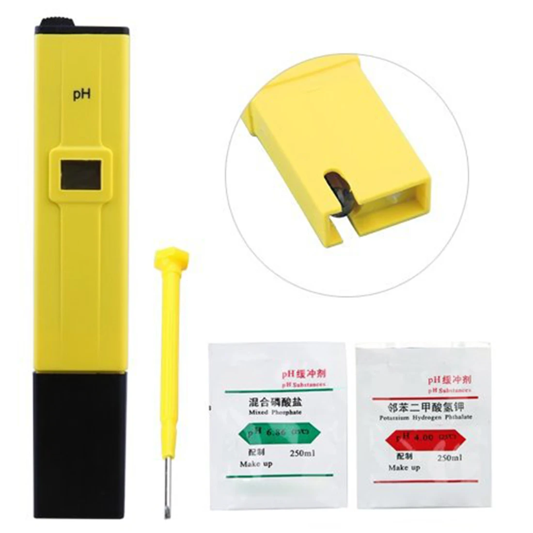 Инструмент для тестирования ЖК экран цифровой измеритель PH Ручка 0 14 аквариумный