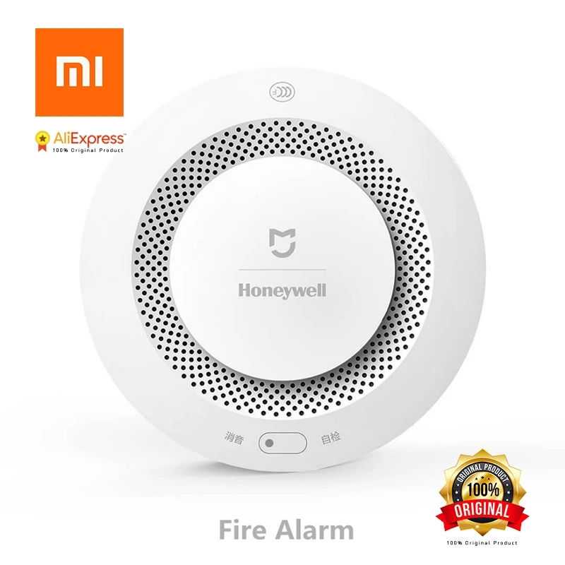 Xiao mi jia Honeywell детектор пожарной сигнализации звуковой визуальный датчик дыма Дистанционное приложение mi Home Smart control