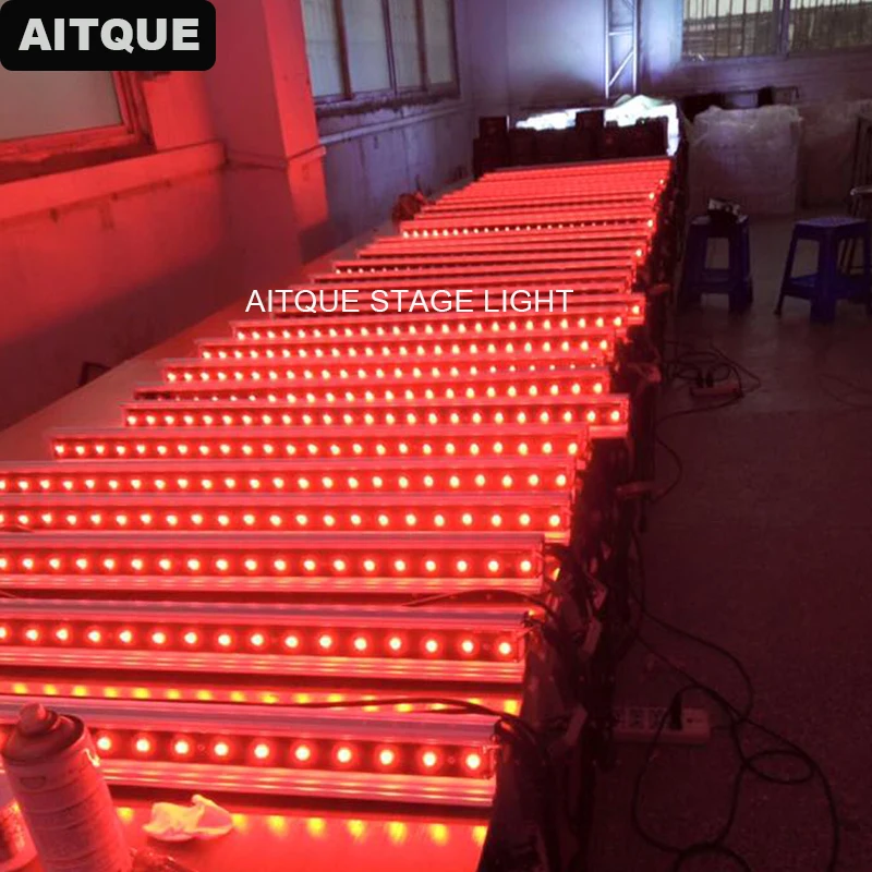 16 шт. Светодиодная панель 24x3 Вт rgbw светодиодный сценический светильник водонепроницаемый настенный для