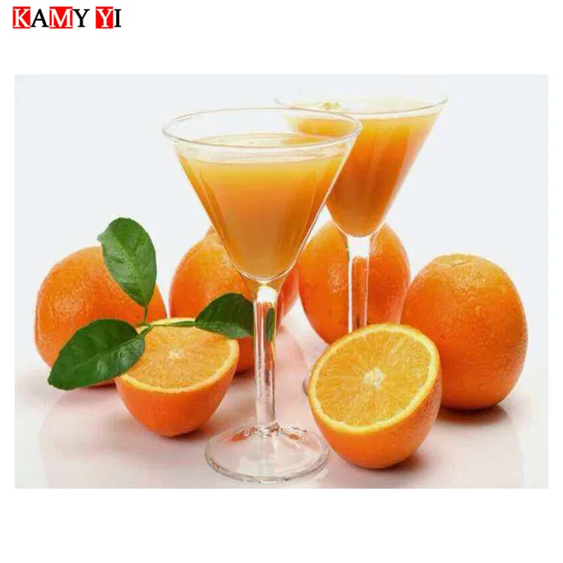 KAMY YI Full Square/Round Drill 5D DIY Diamond Painting"Orange"Mosaic Stitch Embroidery Home Decor Gift HYY | Дом и сад