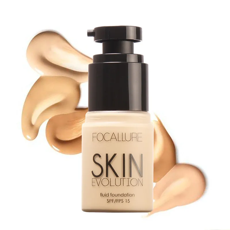 FOCALLURE Жидкий тональный крем для лица основа bb консилер SPF15 отбеливающий