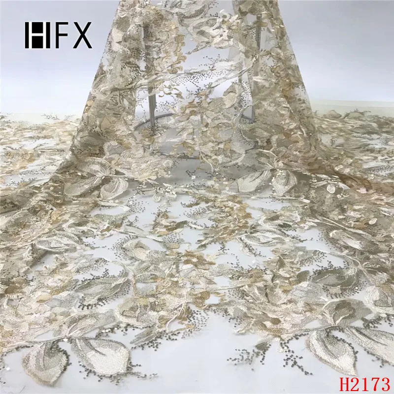 HFX последние Африканские кружева 2019 высокое качество нигерийские кружевные