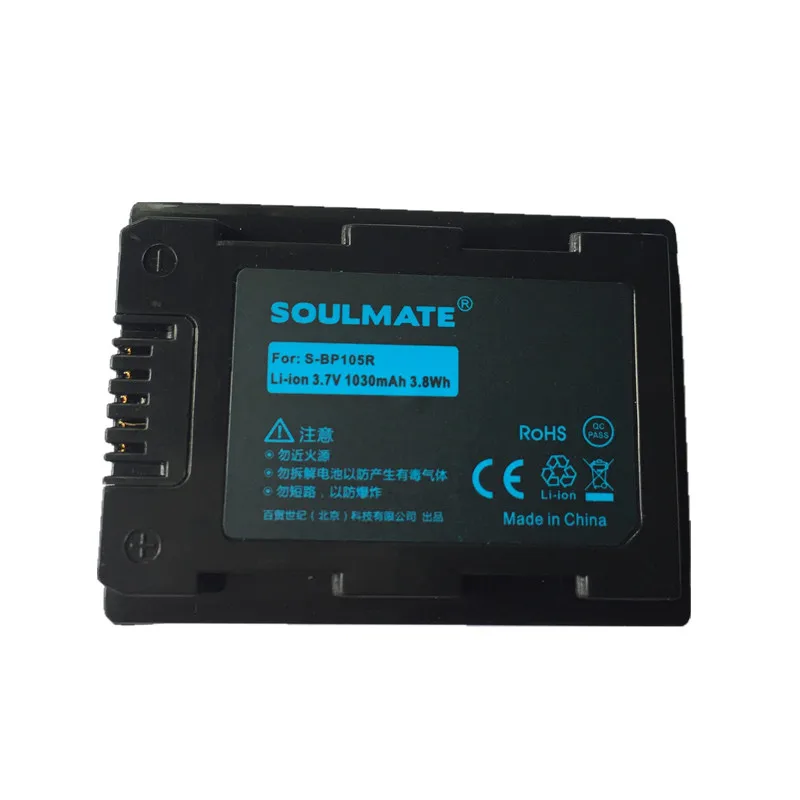 SOULMATE IA BP105 Rlithium batteries pack BP105R батарея для цифровой камеры BP 105R SAMSUNG SMX F500 F501 F530 HMX F900