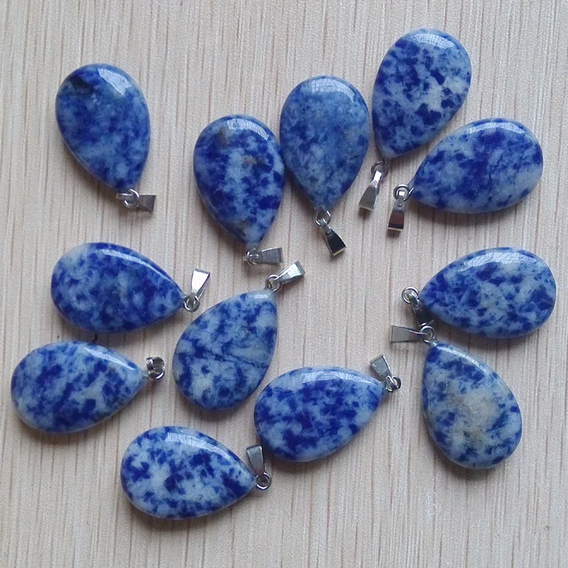 Лидер продаж 2018 модные высококачественные подвески из натурального содалита с