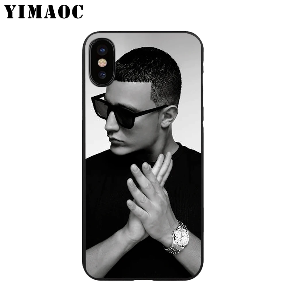 YIMAOC DJ Avicii SNAKE Soft TPU Black Silicone Case for iPhone X or 10 8 7 6 6S Plus 5 5S SE Xr Xs Max |