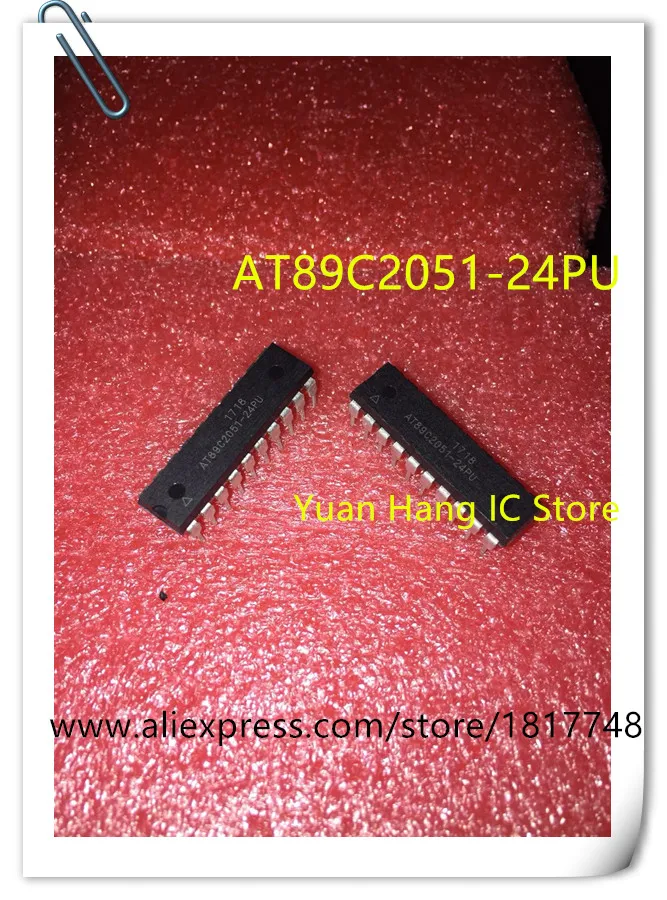 

20PCS/LOT AT89C2051-24PU AT89C2051-24 AT89C2051 DIP-20 MICROCONTROLLER IC ATMEL