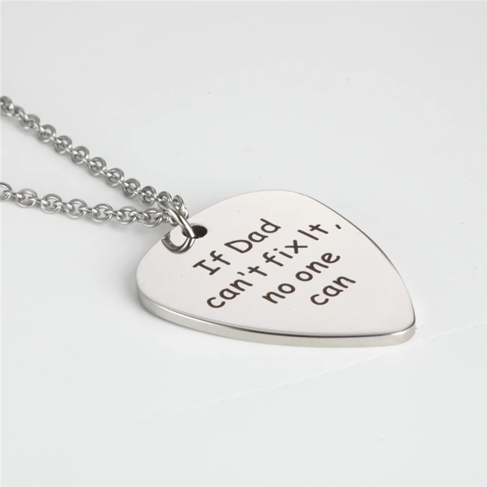 PIXNOR если папа не может его зафиксировать ожерелье из нержавеющей стали новинка