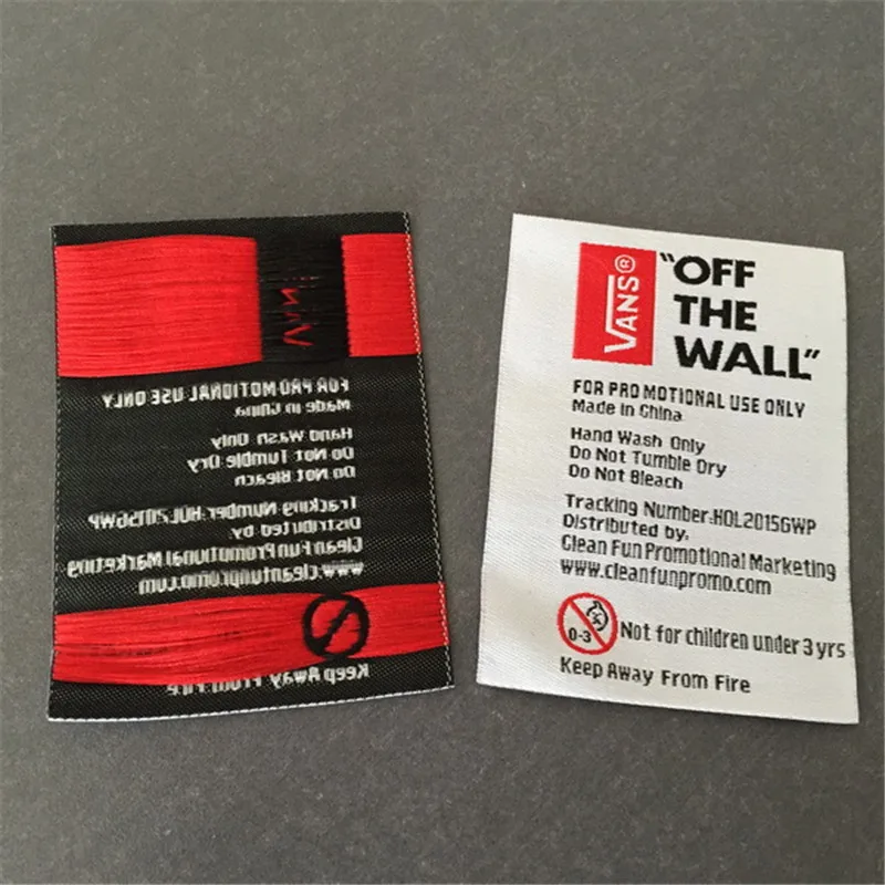 

Custom Garment Labels Woven labels
