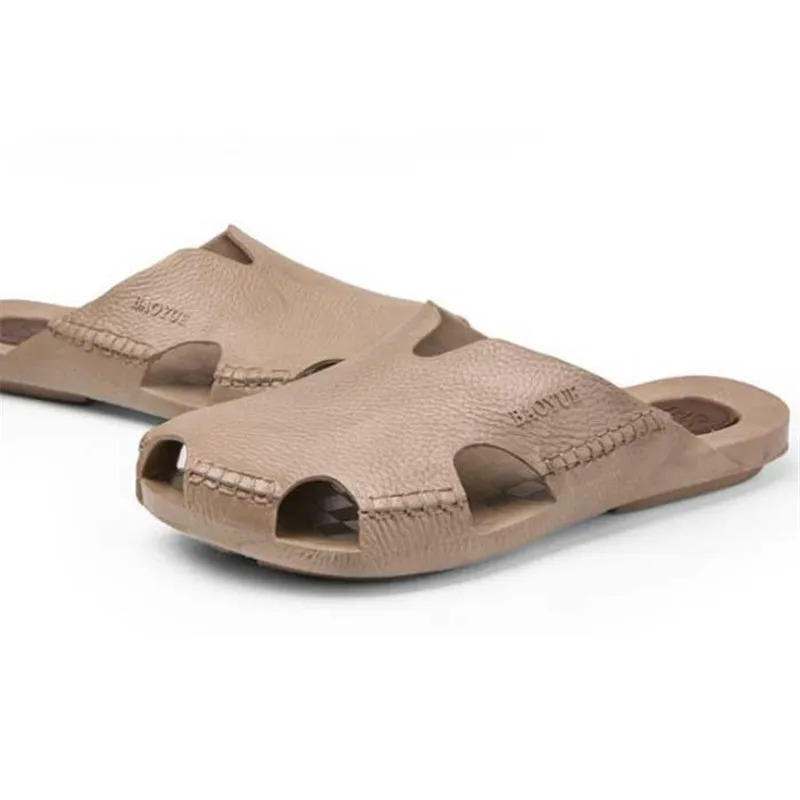 Летняя пляжная обувь Тапочки для ног с отверстиями оптовая продажа Мужская