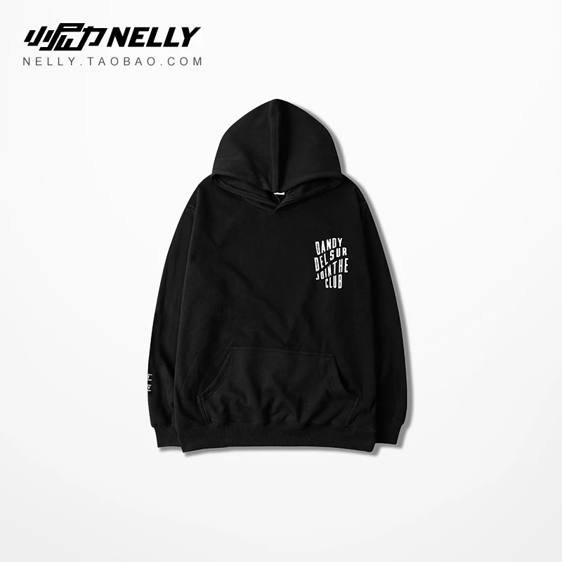 Nelly/Новинка 2019 года сезон осень зима 7 цветов толстовка с капюшоном Британский